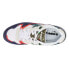 Фото #7 товара Diadora V7000 Navy Lace Up Mens White Sneakers Casual Shoes 179256-C0619