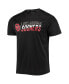 ფოტო #3 პროდუქტის Men's Black Oklahoma Sooners Slash Stack T-shirt