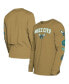 ფოტო #1 პროდუქტის Men's Tan Charlotte Hornets 2023/24 City Edition Long Sleeve T-shirt