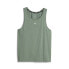 Фото #1 товара Puma M Run Scoop Neck Athletic Tank Top Mens Green Casual Athletic 52438344