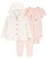 Baby 3-Piece Little Cardigan Set NB