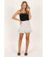 ფოტო #4 პროდუქტის Women's Tegan Ruffle Mini Skirt