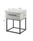 Фото #2 товара Celestial Contemporary Storage End table, White