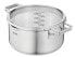 TEFAL Nordica H8524435 - 2.9 L - Round - Stainless steel - Stainless steel - Stainless steel - Ceramic - Gas - Halogen - Induction - Sealed plate