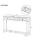 Фото #5 товара Console Table Sofa Table With Drawers For Entryway With Projecting Drawers And Long Shelf