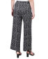 Petite Cropped Pull On Pants with Sash