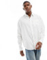 Фото #1 товара New Look long sleeve linen blend shirt in white