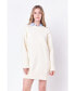 Фото #2 товара Women's Knit Mini Dress