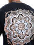 Фото #7 товара ASOS DESIGN oversized t-shirt in black with paisley back print