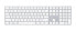 Фото #3 товара Apple Magic Keyboard with Numeric Keypad - Keyboard - QWERTY - Silver, White