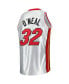 Men's Shaquille O'Neal Platinum Miami Heat 2005-06 Hardwood Classics 75th Anniversary Swingman Jersey