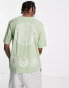 Фото #1 товара Bolongaro Trevor oversized t-shirt with back print in green