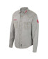 ფოტო #2 პროდუქტის Men's x Wrangler Gray Oklahoma Sooners Cowboy Cut Western Full-Snap Long Sleeve Shirt