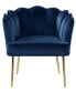 Jackie 29" Velvet with Metal Legs Accent Chair