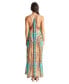 ფოტო #2 პროდუქტის Women's Maxi Boho Art T back Dress with pockets