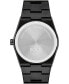 ფოტო #3 პროდუქტის Men's Quest Swiss Quartz Ionic Plated Black Steel 40mm Watch