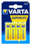 Фото #1 товара Батарейка одноразовая VARTA Superlife AA - цинк-углерод - 1.5 В - 1 шт - R6P
