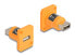 Фото #2 товара Delock D-Typ Modul USB 2.0 Typ-A Buchse zu orange