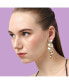 ფოტო #4 პროდუქტის Women's Gold Abstract Drop Earrings