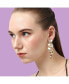 ფოტო #3 პროდუქტის Women's Gold Abstract Drop Earrings