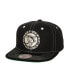 Фото #1 товара Mitchell Ness Men's Black Pittsburgh Penguins Energy Contrast Natural Snapback Hat