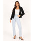 ფოტო #4 პროდუქტის Women's Spencer Faux Suede Moto Jacket