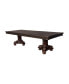 Фото #4 товара Dark Cherry Dining Table with Gold Tipping, 2 Extension Leaves