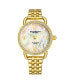 Фото #1 товара Часы и аксессуары Stuhrling Женские часы на браслете из нержавеющей стали с покрытием золотого цвета 38 мм