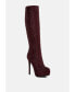 Фото #2 товара nebula rhinestone embellished stiletto calf boots