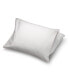 Фото #6 товара White Goose Down Pillow with and Removable Pillow Protector, King, Set of 2, White