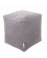 Пуфик Majestic Home Goods Villa Ottoman Pouf Cube 17" x 17" Бежевый - фото #54