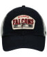 Фото #3 товара Men's Black Atlanta Falcons Penwald Trucker Clean Up Snapback Hat