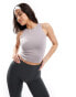 Фото #1 товара Hollister seamless racer vest in taupe grey