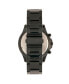 Фото #2 товара Quartz Pegasus Black Face Multi-Function Black Alloy Watch 46mm