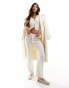 In The Style fluffy cardigan co-ord in cream EU 38-34 - фото #8