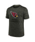 Men's Brown Arizona Cardinals 2022 Salute to Service Velocity Team T-shirt