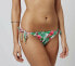 Фото #2 товара Topshop Womens Swimwear Tropical Tie Side Bikini Bottoms Multi Color Size 10