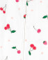Фото #28 товара Toddler 1-Piece Cherry Print 100% Snug Fit Cotton Footless Pajamas 2T