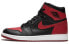 Кроссовки Nike Air Jordan 1 Retro Bred “Banned” (Красный, Черный)