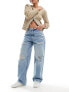 Фото #1 товара Reclaimed Vintage low rise baggy jean in light blue