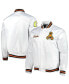 Фото #2 товара Men's White San Jose Earthquakes City Full-Snap Satin Jacket