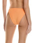 Simkhai Carolyn Textured Low-Cut Strappy Bikini Bottom Women's M - фото #2