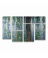 Фото #1 товара Claude Monet Waterlillies Multi Panel Art Set 6 Piece - 49" x 19"