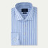 Фото #3 товара HACKETT Cotton Linen Stripe long sleeve shirt