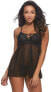 Фото #1 товара Jezebel by Felina Women 181405 Gretel Lace Up Bodysuit Black Size M