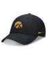 ფოტო #1 პროდუქტის Men's Black Iowa Hawkeyes 2024 On-Field Performance Adjustable Hat