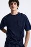 INDIGO COTTON T-SHIRT