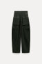 Zw collection cargo trousers with zips