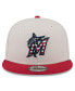 Men's Red Miami Marlins 2024 Fourth of July 9FIFTY Snapback Hat