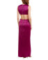 Фото #2 товара One33 Social By Badgley Mischka Cutout Maxi Dress Women's Purple 10